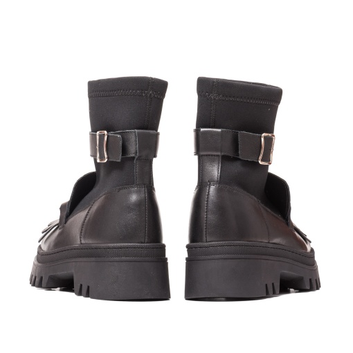 Ghete fashion negre, M 410 Box+Sint - Img 3