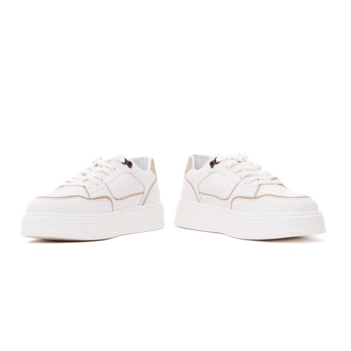 Pantofi bărbătești Otter 7FSN60005B 13-N din piele naturală, alb - Img 5
