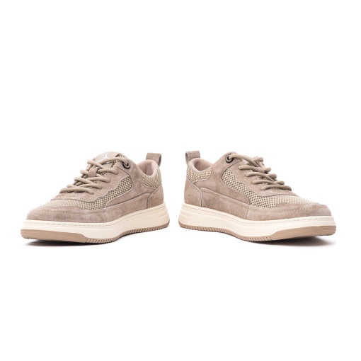 Pantofi bărbătești Otter E6E660006B 03-Z din piele naturala, bej - Img 5
