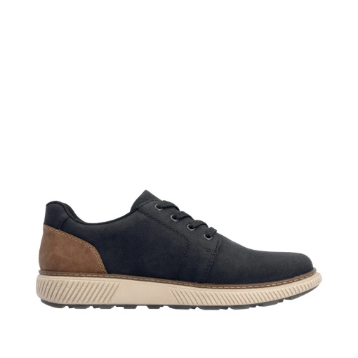Pantofi barbati casual din material sintetic, Rieker B3317-00, negru - Img 6