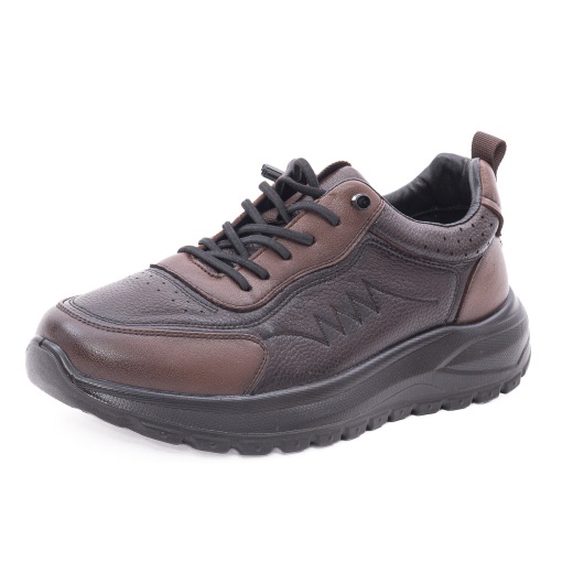 Pantofi barbati casual din piele mix, Otter 2D6103 02-Z, maro - Img 2