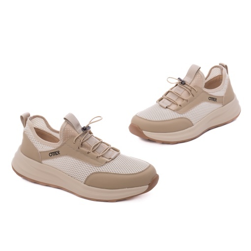 Pantofi barbati de vara din material textil, Otter 7FSN80018C 03-T, bej - Img 2