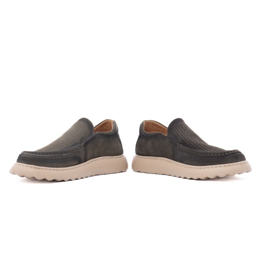 Pantofi barbati din piele naturala, Battisto Lascari SM-1, verde - Img 5