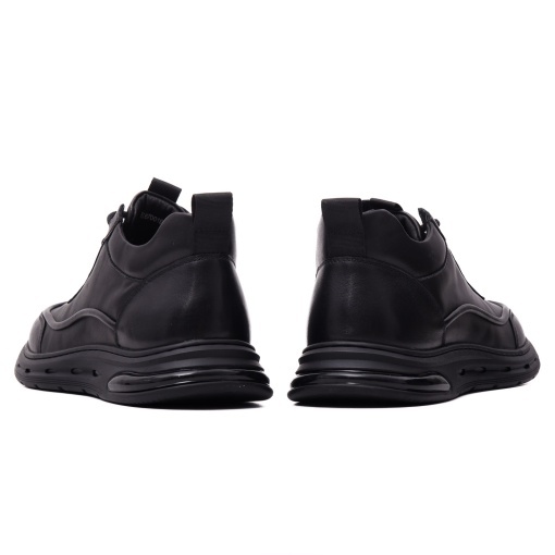 Pantofi barbati din piele naturala, Otter, 1E670019A 01-N, negru - Img 6