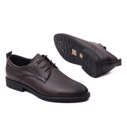 Pantofi barbati din piele naturala, Otter, E6E670004B 02-N, maro - Img 4