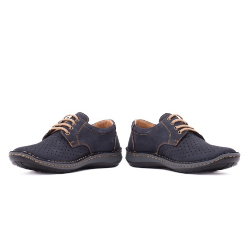 Pantofi barbati din piele naturala, Otter OT9554 42-2, bleumarin - Img 5