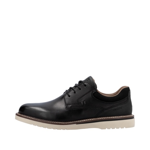 Pantofi barbati, piele naturala, 04501-00, negru - Img 4