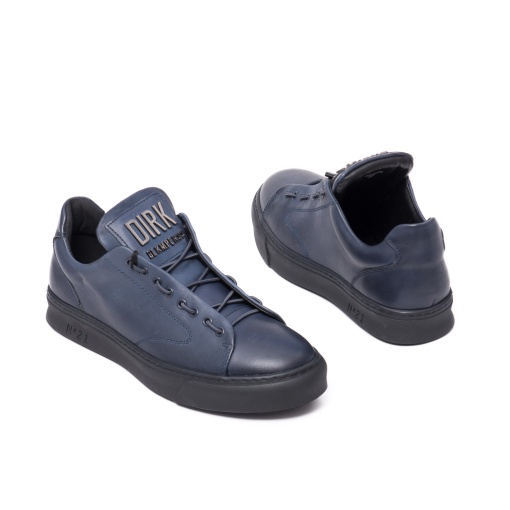 Pantofi casual adolescenti, piele naturala, 90985S, bleumarin - Img 6