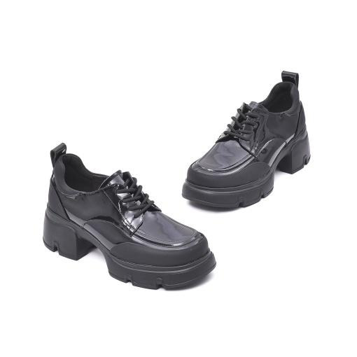 Pantofi casual cu platforma piele naturala, M4M450015 01-L - Img 2