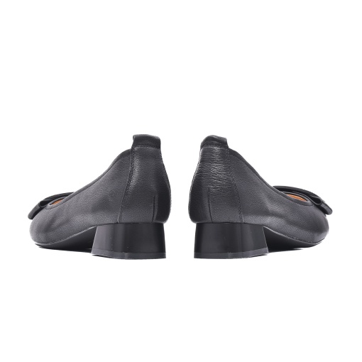 Pantofi cu toc mic din piele 7MJH50006B 01-N - Img 3