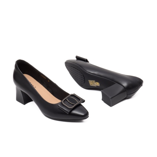 Pantofi cu toc trapez Pass Collection X5X640004A 01-N - Img 5