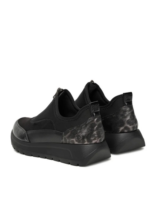 Pantofi dama casual din material textil, Remonte, D2V01-04, negru - Img 5