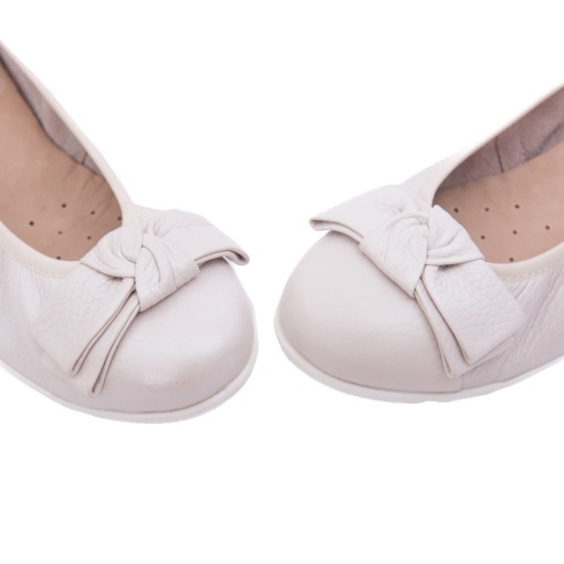 Pantofi dama casual din piele naturala, Caprice, 9-22153-42-136 PEARL PERL DEE, bej - Img 3