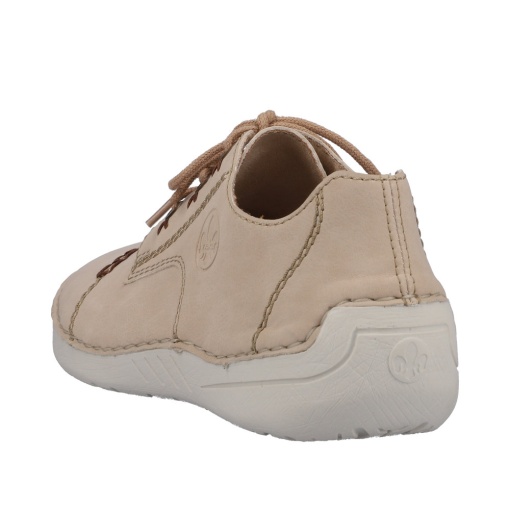 Pantofi dama casual, piele naturala, 52520-62, bej - Img 5
