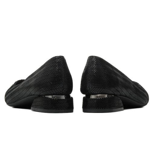 Pantofi dama din piele intoarsa, Karisma, J8J870009B 01-I, negru - Img 6