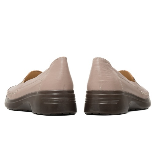 Pantofi dama din piele naturala, BIO.Flex, 134 B, bej - Img 6