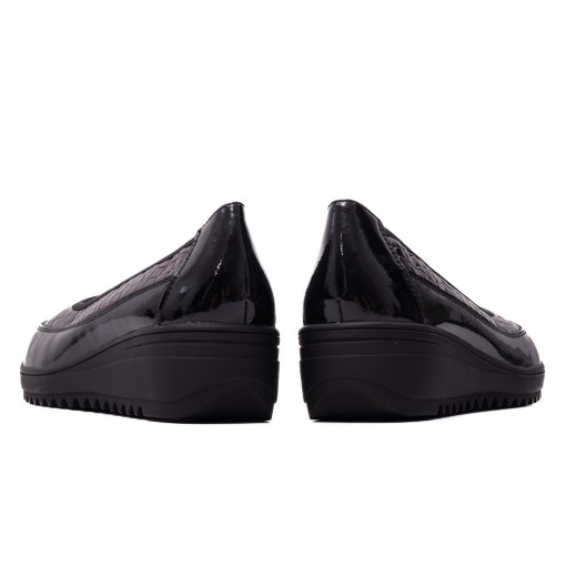 Pantofi dama din piele naturala lacuita, Karisma, V4VA60006B 19-O, bordo - Img 6