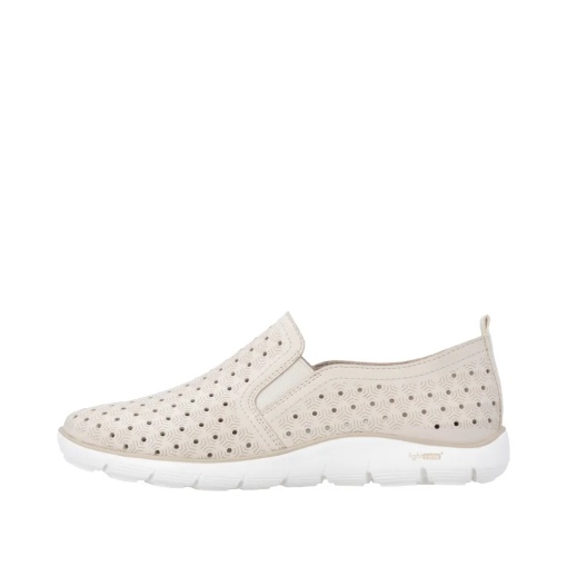 Pantofi dama din piele naturala, Remonte D3G04-60, bej - Img 4