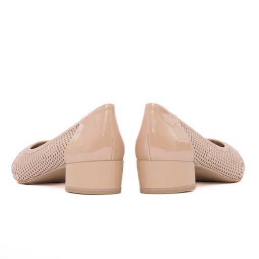 Pantofi dama eleganti din piele naturala, Caprice, 9-22504-44 408 BEIGE COMB, bej - Img 6