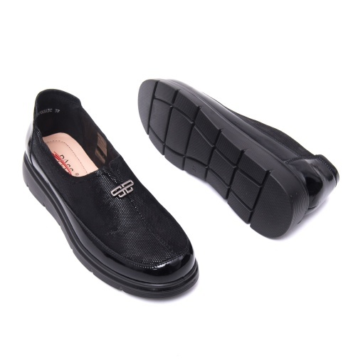 Pantofi dama eleganti din piele naturala lacuita, PASS Collection, M5M570003C 01-I - Img 3