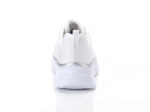 Pantofi dama sport din material textil, Skechers FASHION FIT 2.0-MOON 150384 WSL WHITE/SI, alb - Img 4