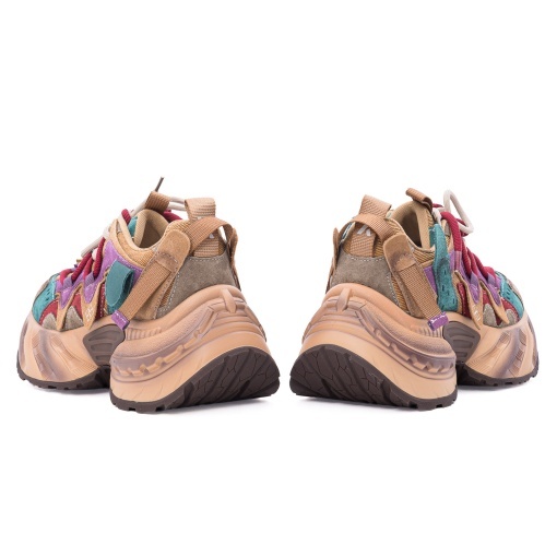 Pantofi dama sport din piele mix, Gryxx 1SW90001B 15-Z, multicolor - Img 6