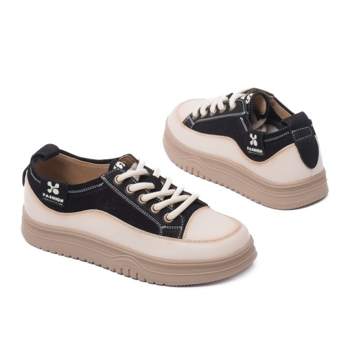 Pantofi dama sport din piele naturala, Feeling, 6675, negru - Img 3