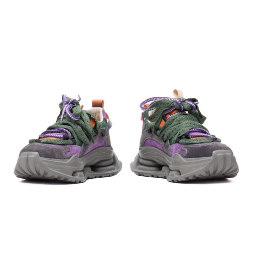 Pantofi dama sport, piele naturala nabuc, 1LY60012B 15-2, multicolor - Img 6