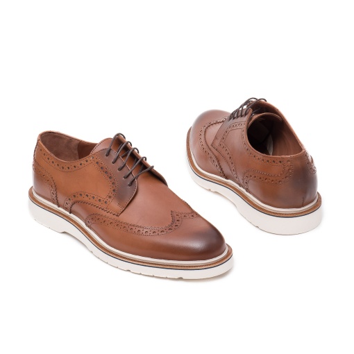 Pantofi Oxford piele naturala M 538 - Img 6