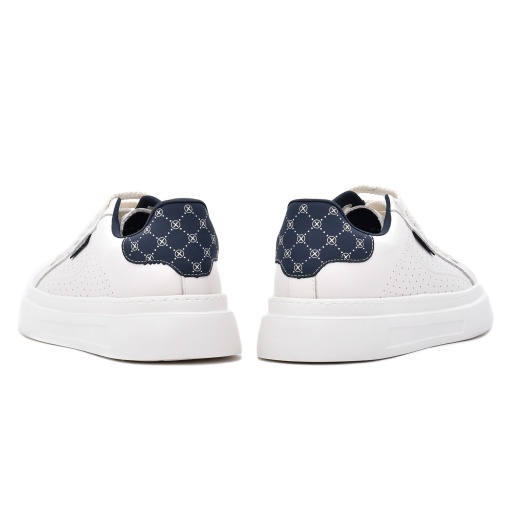 Pantofi sport barbati din piele naturala, Gryxx, 7CCJ80004A 35-N, alb bleumarin - Img 6
