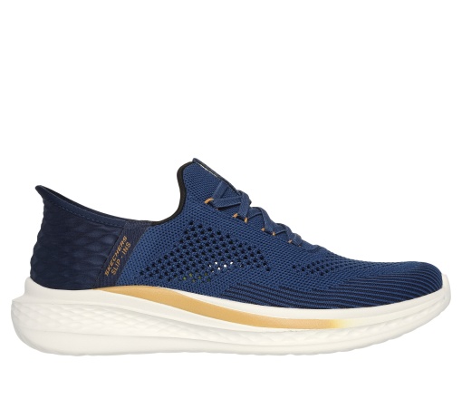 Pantofi sport barbati, Skechers, SLADE - QUINTO 210810 BLU - Img 4
