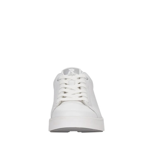 Pantofi Sport Damă Rieker 41902-80 Albi - Piele Naturală - MemoSoft - Img 7