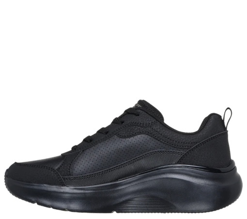 Pantofi sport damă Skechers BOBS B Love – Classic Joy 117462-BBK, negri, piele ecologică, cu Memory Foam - Img 3