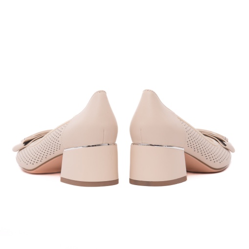 Pantofi vara dama din piele naturala, Karisma, JYJY60007B 52-N, crem - Img 6