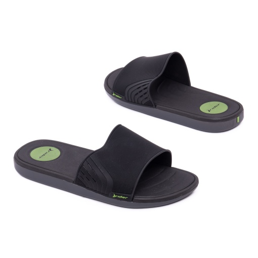 Papuci barbati din cauciuc, Rider, 9B12395-BB835 01-K, negru - Img 3