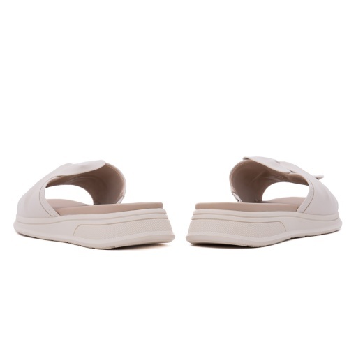 Papuci dama din piele naturala, Caprice 9-27208-46 170 OFFWHITE NAPPA, alb - Img 6