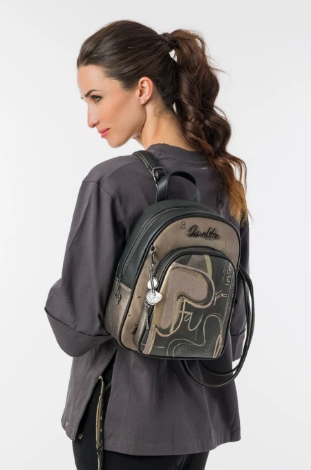 Rucsac damă MELODY din material textil, Anekke 43815-197 Multicolor - Img 8