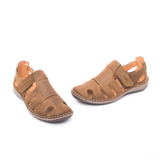 Sandale bărbați OT9544 04-2 din piele naturală maro – Otter - Img 2