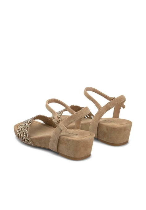 Sandale Damă Alma en Pena V267710 – Suede Sand - Img 5