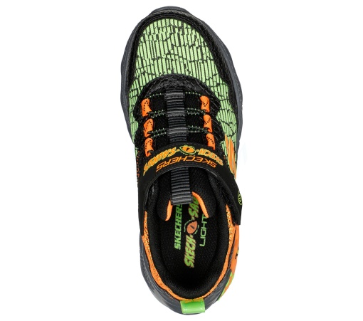 Sneakers copii cu led Dino-Light 400615L BKOR - Img 3