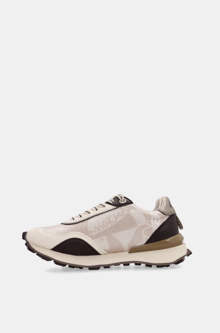 Sneakers Damă Anekke 42390-362 - Design Artistic Bej/Maro - Img 3