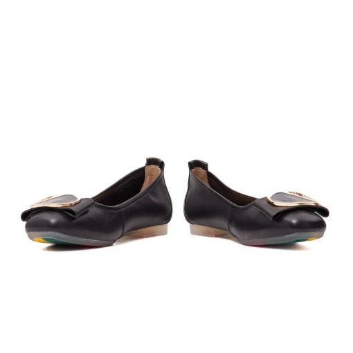 Balerini dama, piele naturala, M4M460011A 01-N, negru - Img 4