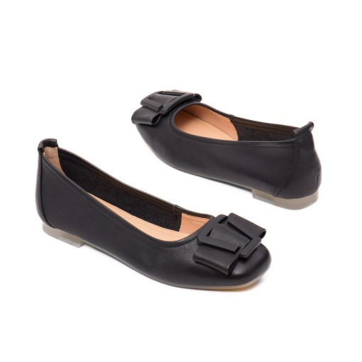 Balerini dama, piele naturala, M4M460014A 01-N, negru - Img 3