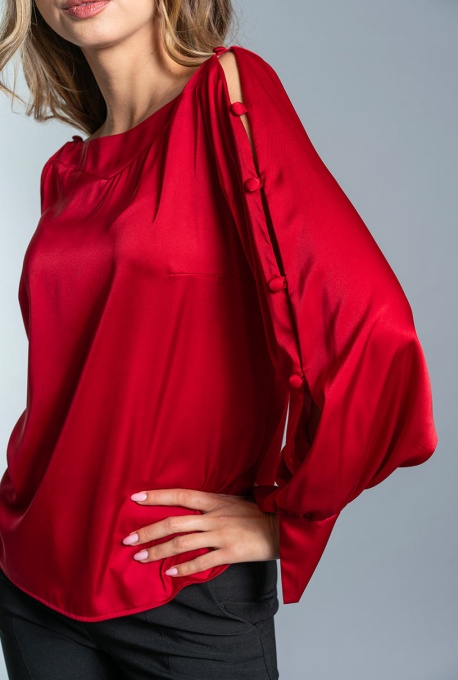 bluza din satin hermosa