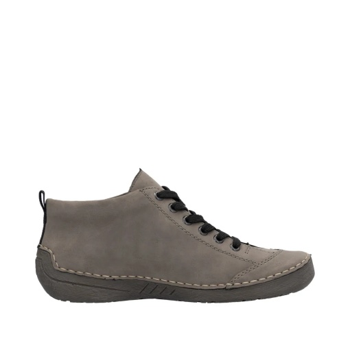 Botine dama din imitatie de piele, Rieker, 52514-42, gri - Img 6