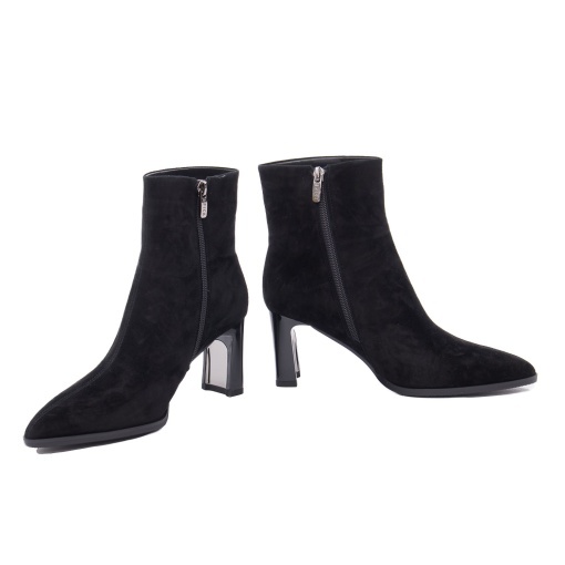 Botine dama din piele intoarsa, Epica 1K390003B 01-I, negru - Img 3
