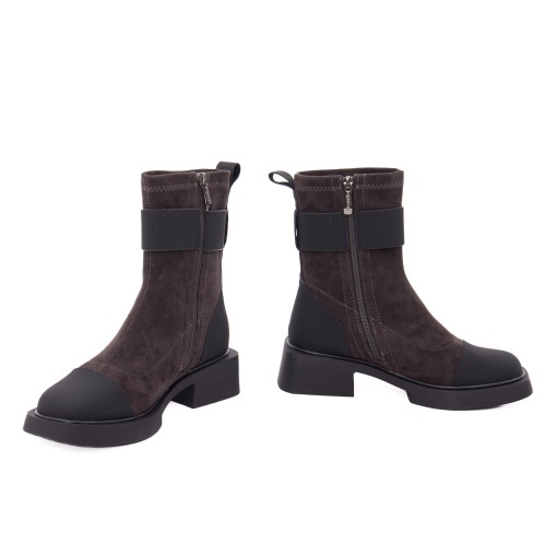 Botine dama KARISMA 1WC90008A 02-7, maro - imagine 4