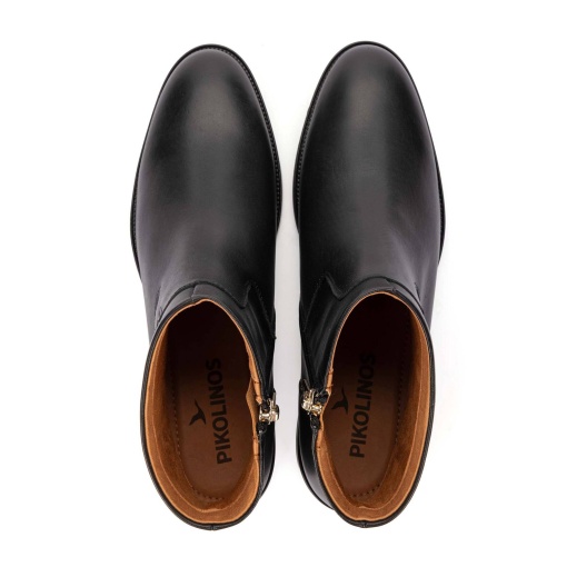 Botine dama din piele naturala, Pikolinos, PUERTOLLANO W3C W3C-8911 BLACK, negru - Img 4
