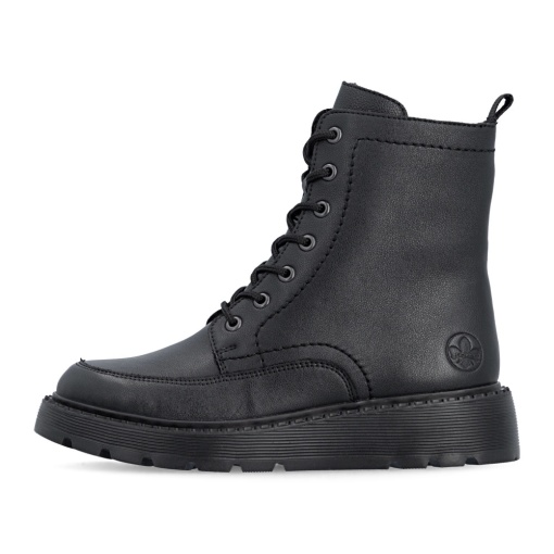 Botine dama din piele naturala, Rieker 70410-00, negru - Img 4