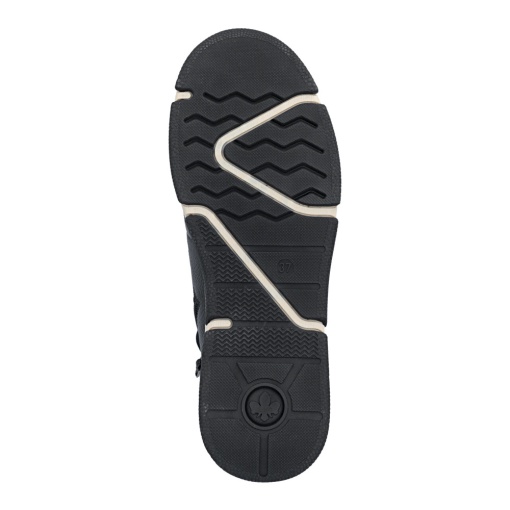 Botine dama din piele naturala, Rieker L5651-0, negru - Img 10